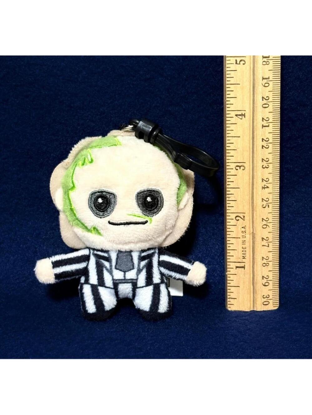 Chills and Thrills Plush Bag Clip Beetlejuice Horror Comedy Movie Tim Burton